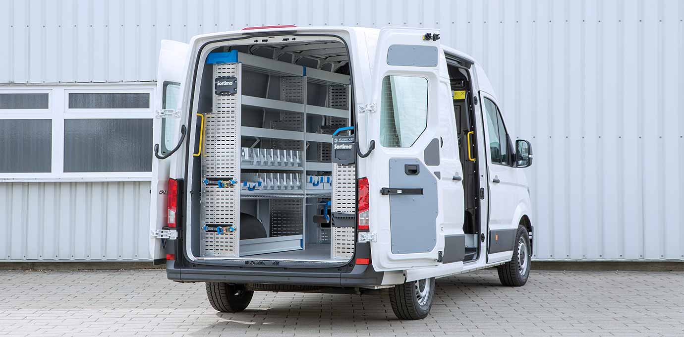 Sortimo Fahrzeugeinrichtung direkt bei Volkswagen Nutzfahrzeuge ab Werk mitbestellen